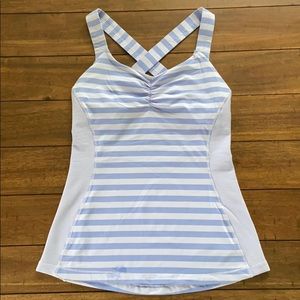 Lululemon striped workout tank